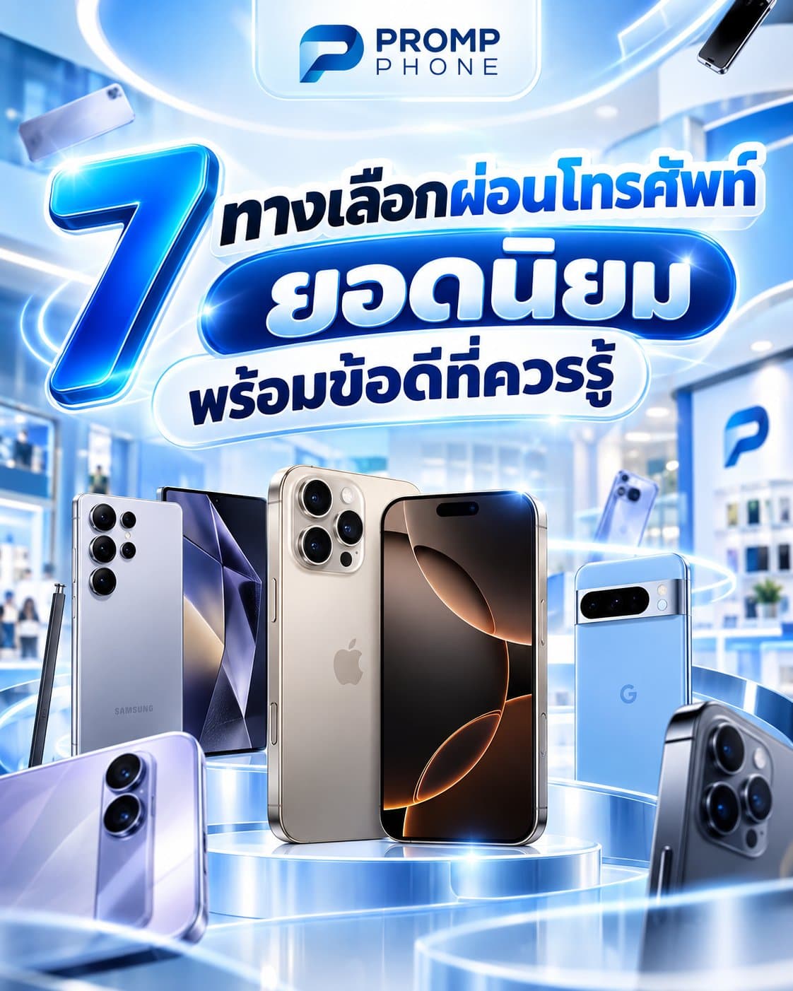 7 ทางเลือกผ่อนโทรศัพท์ ยอดนิยม พร้อมข้อดีที่ควรรู้